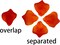 0.45LB Sunset Red Rose Petals for Wedding,2500 Pcs Fake Rose Petals (2.3'')